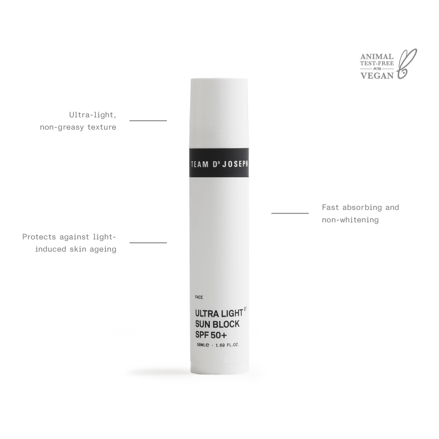 Team Dr. Joseph Ultra Light Sun Block SPF50