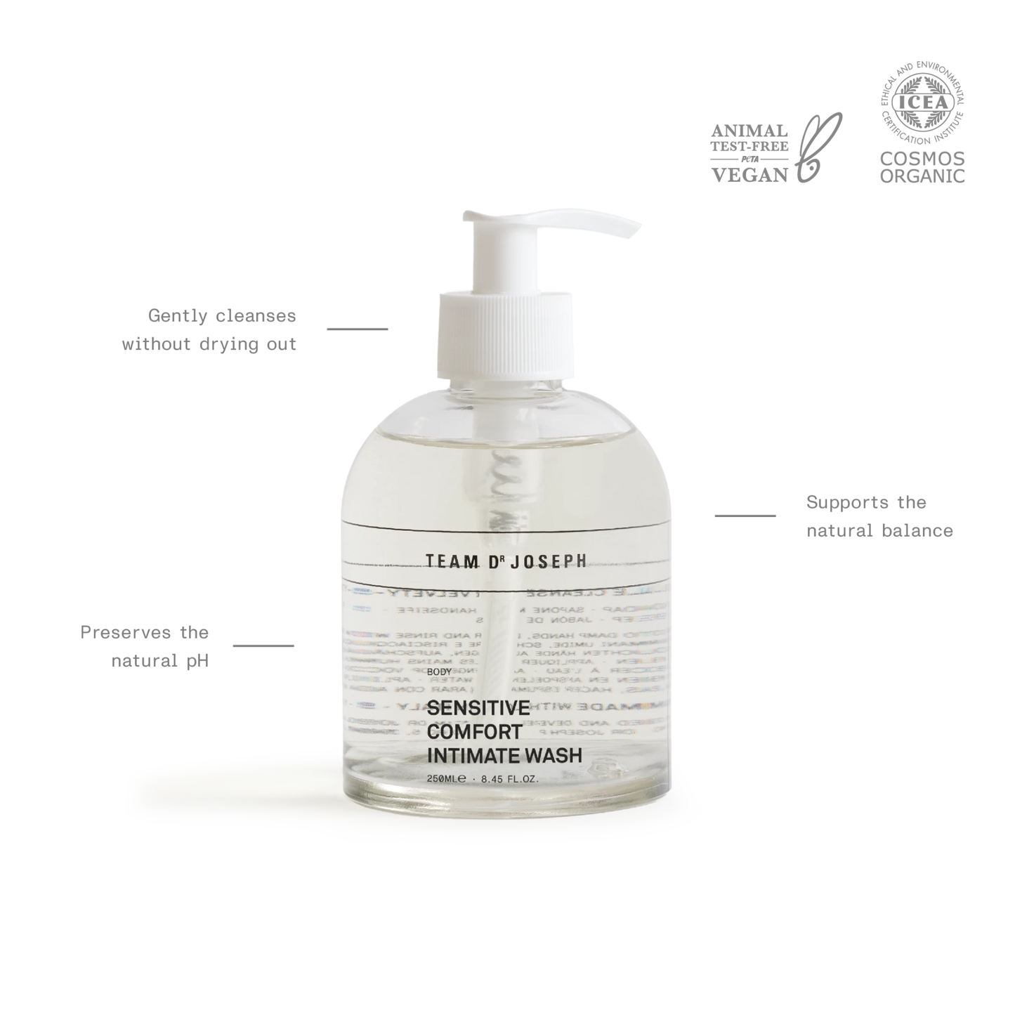Team Dr. Joseph Sensitive Comfort Intimate Wash
