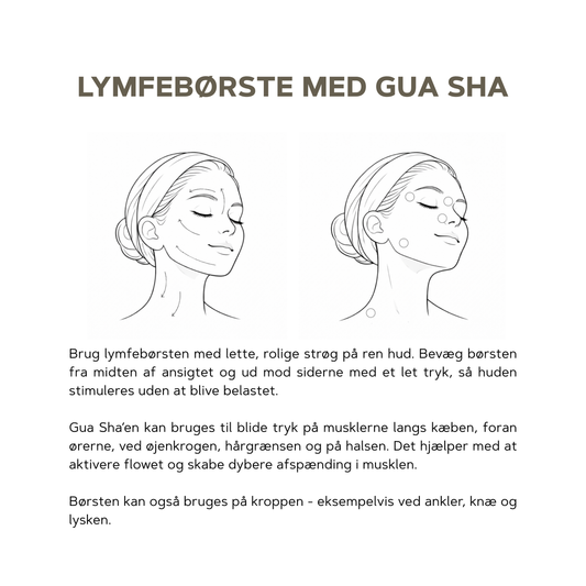 - roen - Lymfebørste med Gua Sha